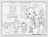 Hospital Coloring Pages Getcolorings Kids sketch template