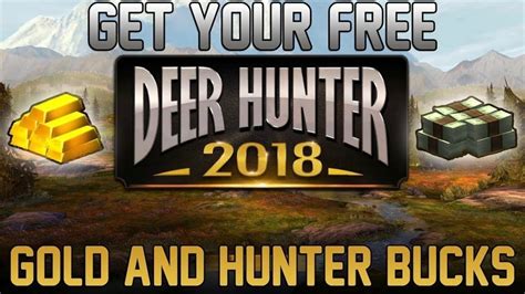 unlimited cash and gold deer hunter 2018 hack and cheats