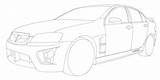 Holden Colouring Clubsport sketch template