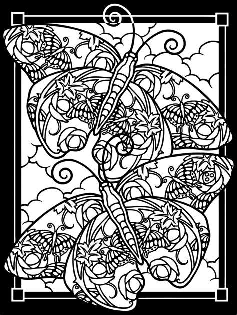 coloring pages awesome coloring pages  butterflies  adults