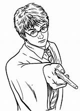 Potter Harry Coloring Pages Kids Printable Colouring Book sketch template
