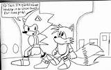 Tails Pages Coloring Exe Sonic Yellow Template sketch template