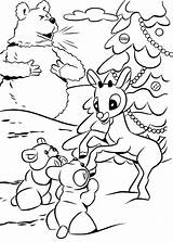 Rudolph Ausmalbilder Reno Renne Coloriage Natale Babbo Ausmalen Rentier Nase Roten Rudolf Nariz Colorare Malvorlagen Kolorowanki Nez Rouge Malbuch Reindeer sketch template