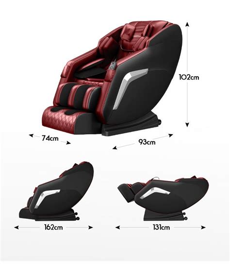 Homasa Red Full Body Massage Chair Zero Gravity Recliner Crazy Sales