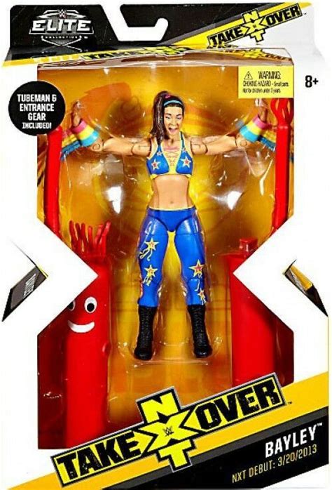 wwe wrestling elite nxt takeover bayley action figure [tubeman