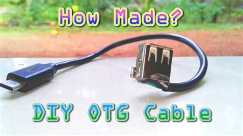 diy otg cable      otg cable  scrap otg youtube