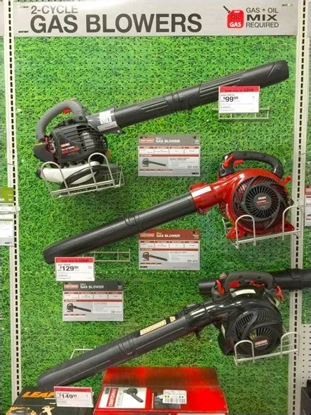 craftsman gas leaf blower trays fixtures close