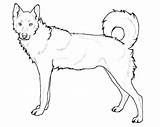 Husky Coloring Pages Siberian Drawing German Shepherd Printable Realistic Color Dogs Lines Getdrawings Deviantart Getcolorings Deviant Popular sketch template