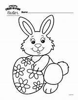 Easter Coloring Bunny Pages Colouring Kids Contest Template Egg Sample Print Rabbit Printable Color Templates Getdrawings Getcolorings sketch template