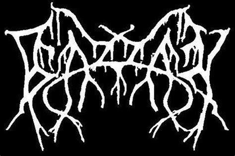 illegible black metal band logos
