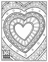Coloring Heart Pages Still Sheet Kids sketch template
