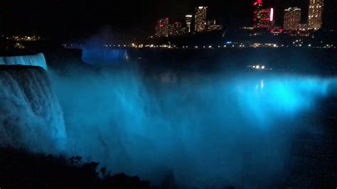 Niagara Falls At Night Youtube