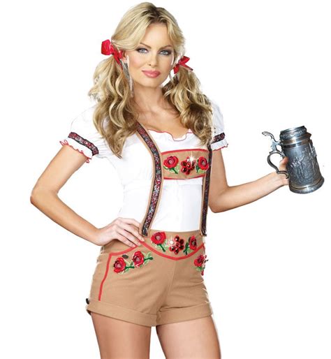 Women S Sexy Lederhosen Beer Girl German Costume Halloween Costumes