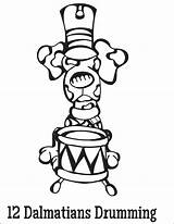 Drummers Drumming sketch template