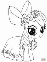Coloring Pony Little Pages Apple Bloom Print Printable Color Drawing Girls Book Prints Getdrawings 방문 Paper sketch template