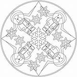 Mandala Winter Coloring Pages Kids Boyama Kış Mevsimi Printable Clothes Christmas Kindergarten Disney Choose Board Worksheets sketch template