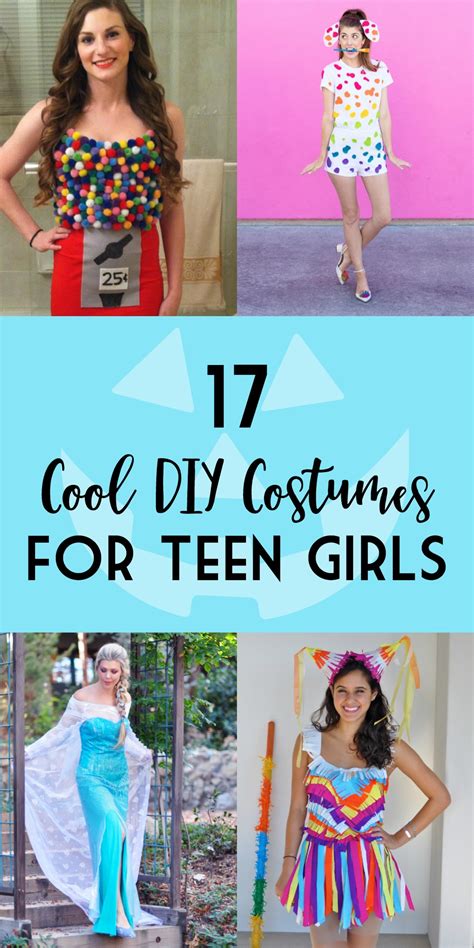 cool diy costumes  teen girls yesterday  tuesday