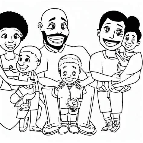 printable family coloring page  print  color