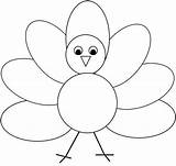 Turkey Coloring Thanksgiving Template Simple Clip Clipart Drawing Hand Feather Kids Feathers Pages Sketch Cliparts Teaching Easy English Printable Enjoy sketch template