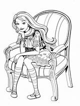 Beautiful Coloring Pages Girl Girls Printable sketch template