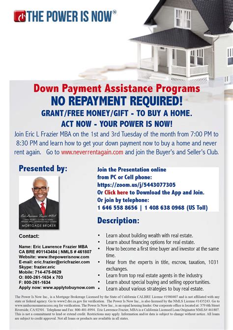The Buyer’s And Seller’s Club Down Payment Assistance Programs The