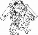 Fallout Armor Power Template Coloring sketch template