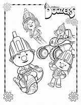 Doozers Pages Coloring Pod Characters Henson Jim Squad Printable Color Kids Noel Description sketch template