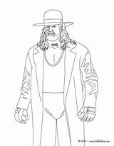Undertaker Coloring Pages Wrestler Kane Wwe Color Wrestling Hellokids Colouring Sheets Visit Kids Print sketch template