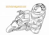 Rossi Valentino Vr46 Helmet Livery Lineart sketch template
