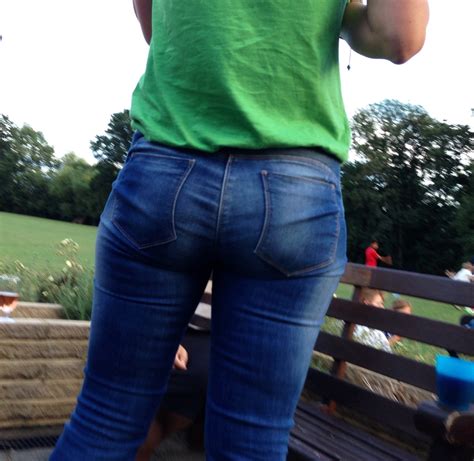 milf in tight ass jeans