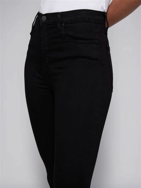 Nobody Denim Siren Skinny Ankle Powerblk Jac N Jean