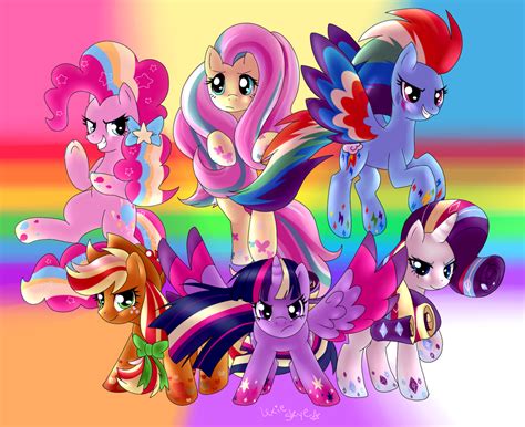 mane  rainbow powers  lexieskye  deviantart   pony