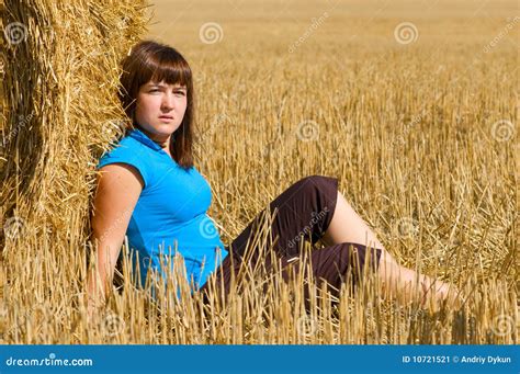 girl sitting  ground stock image image