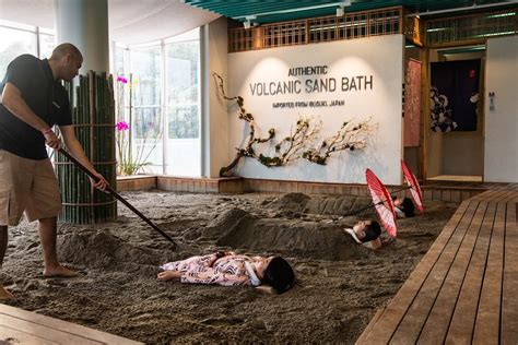 volcanic sand bath sojo spa club