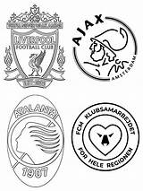 Ajax Champions Uefa Atalanta Midtjylland Ligue Brugge Morningkids Groupe Bergame Bergamo Groep Voetbal Beker sketch template