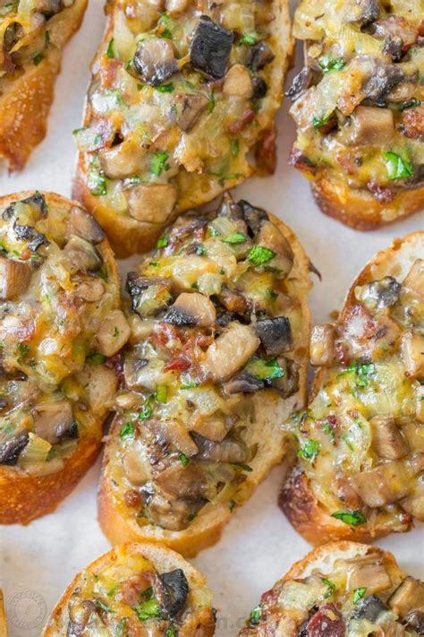 cheesy bacon mushroom sandwich melts    option mushrooms