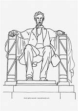 Coloring Lincoln Pages Monuments National Washington Dc Monument Abraham Clipart Sheets Drawing Printable States Coloriage Getdrawings Popular Depuis Enregistrée sketch template