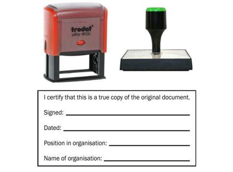 certify     true copy stamp purchase