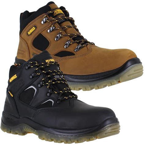 mens dewalt challenger waterproof safety  steel toe work boots sizes    ebay