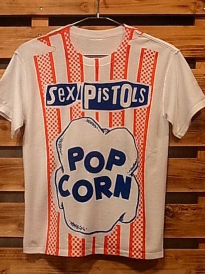 Sex Pistols Popcorn T Shirts Big Printed 下北沢killers