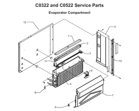 scotsman ice machine parts diagram