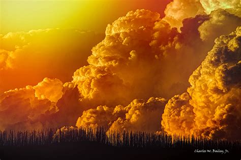 digital oil painting  storm clouds  montana charles  bailey jr digital artist