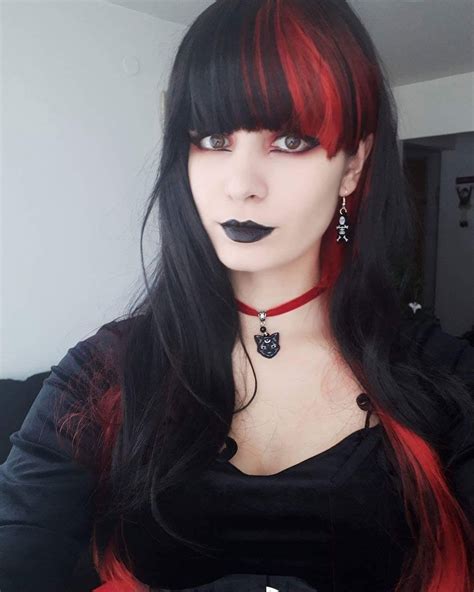 Gotische Goth Hair Emo Hair Grunge Hair Gothic Girls Goth Beauty
