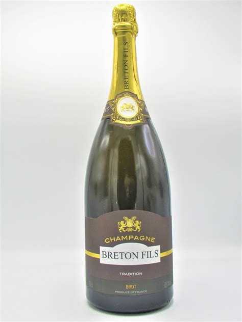 champagne recoltant breton fils brut magnum la cave saint vincent