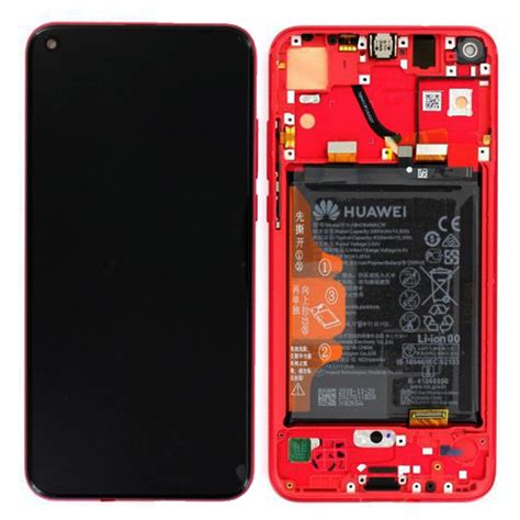genuine huawei honor view  lcd screen  digitizer red  battery phone parts