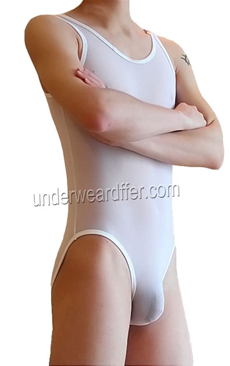 sexy mens sheer mesh  leotard vest bodysuit sports