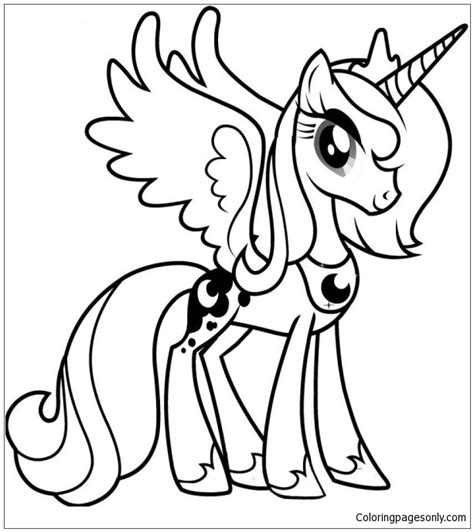 pony horse coloring page  printable coloring pages