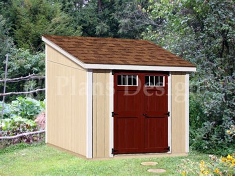lean  storage shed plans small lean  shed  cabin