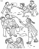 Holi Drawing Coloring Pages Kids Sketch Festival Colouring Festivals Clipart Happy Gif School Painting Parents Indian Clip Sketches Worksheets Competition sketch template