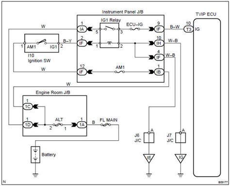 toyota corolla repair manual circuit description ignition switch circuit toyota vehicle